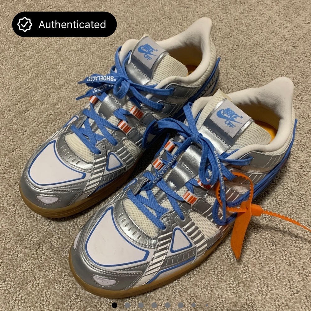 Off White Rubber Dunks. Authenticated Size 12 Sen… - image 1